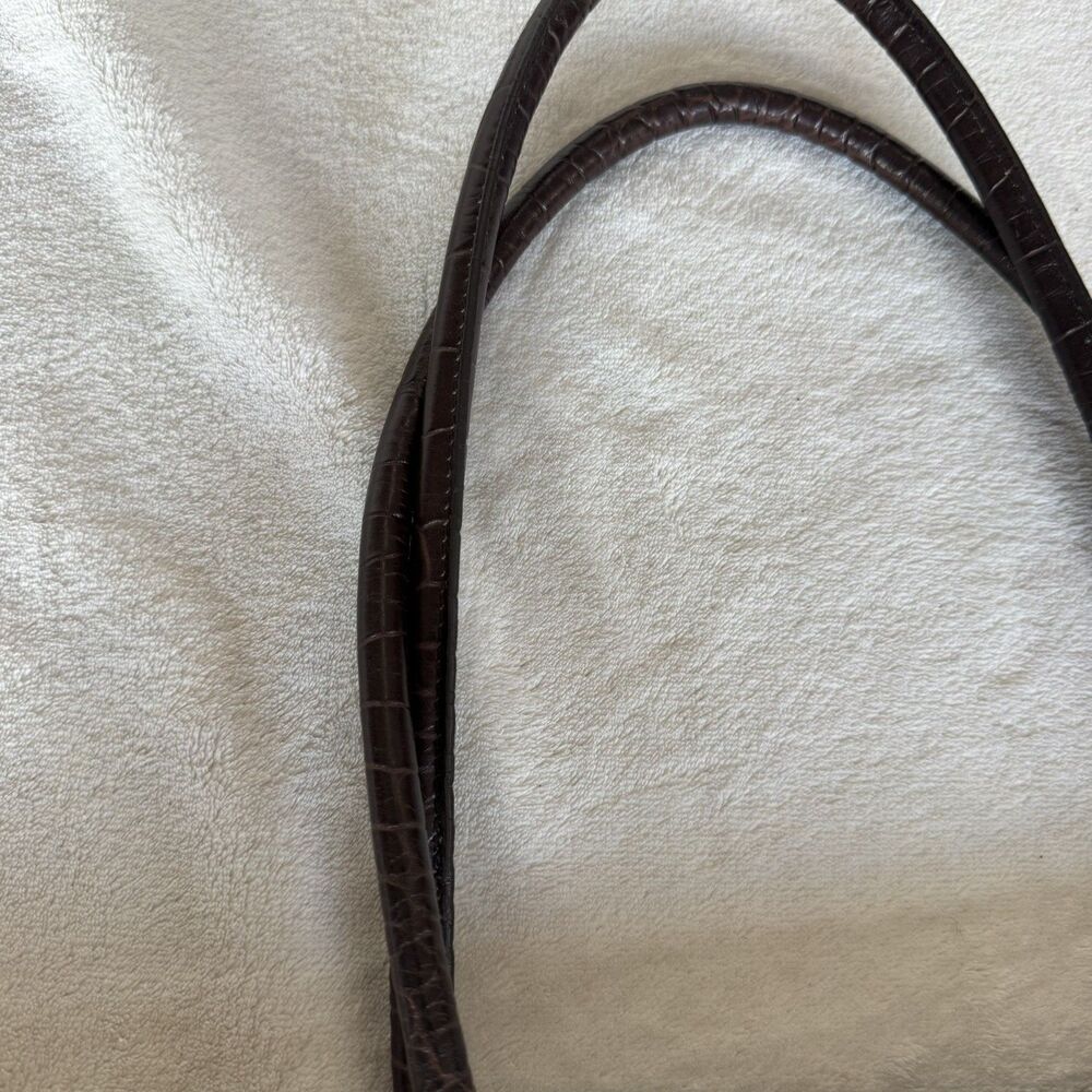 Maurizio Taiuti GENUINE LEATHER COWHIDE CALF HAIR Tote Handbag MADE IN ITALY - Picture 7 of 16